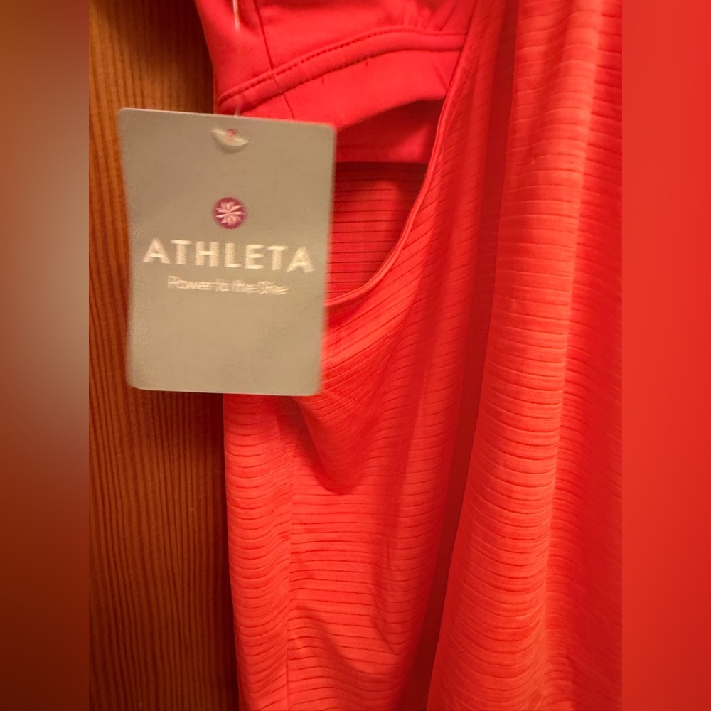 Athleta Shadow Stripe Energize Tank Top Built-In-Bra Size XS NWT - Picture 14 of 14